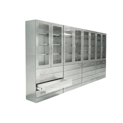 Шкаф для хранения с выдвижными ящиками - AGMA ARREDO INOX PROFESSIONALE SRL A SOCIO UNICO - пробы / для медицинского учреждения