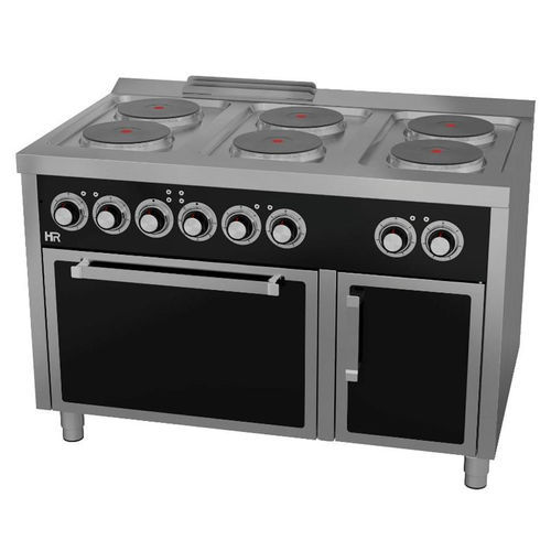 Электрическая кухонная плита - CE6P750H - FAINCA HR - для профессионального использования / 6 конфорок / 1 духовка