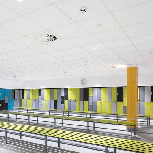 Подвесной потолок из минерального волокна - HYGENA Alpha - Knauf Ceiling Solutions - из плит / из панелей / для чистого помещения