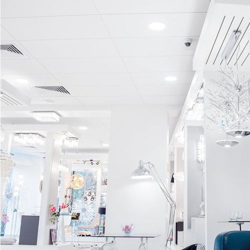 Подвесной потолок из минерального волокна - AMF THERMATEX Thermofon - Knauf Ceiling Solutions - из плит / для интерьера / акустический