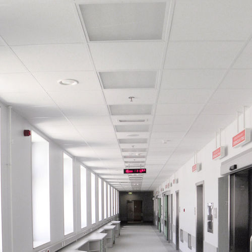 Подвесной потолок из минерального волокна - AMF THERMATEX Thermaclean - Knauf Ceiling Solutions - виниловый / из плит / для интерьера