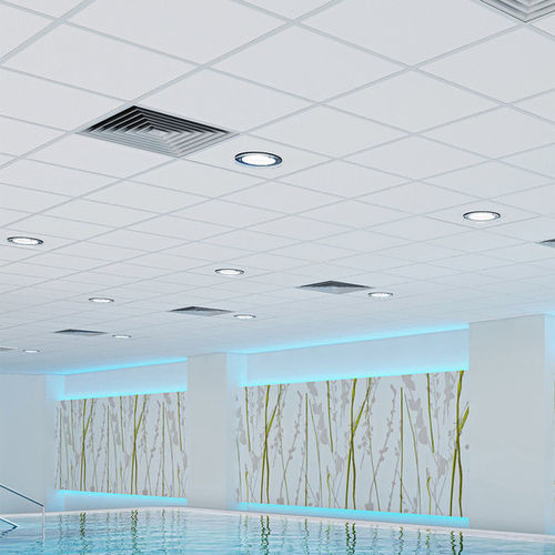Подвесной потолок из минерального волокна - Armstrong NEWTONE - Knauf Ceiling Solutions - из плит / для интерьера / акустический