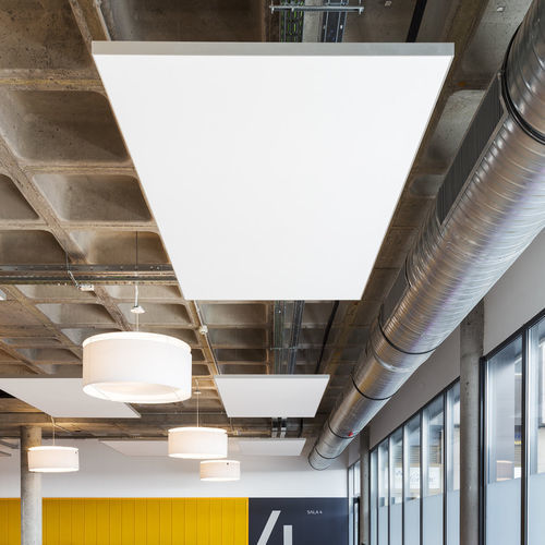 Акустическая панель для потолков - Sonic Line - Knauf Ceiling Solutions - подвесная / из минеральной ваты / прямоугольная