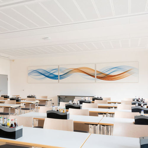 Настенная звукоизоляционная панель - Knauf Ceiling Solutions - из минеральной ваты / из алюминия / прямоугольная