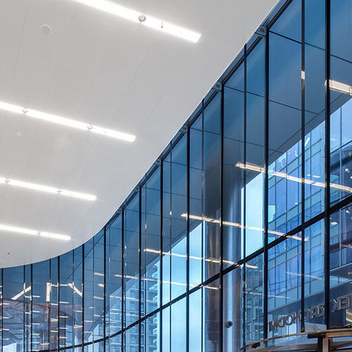 Подвесной потолок из металла - Armstrong R-Clip - Knauf Ceiling Solutions - из плит / для офиса / для чистого помещения