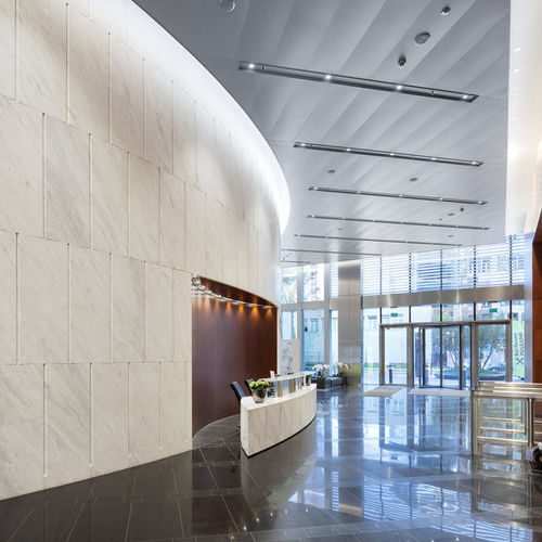 Подвесной потолок из металла - Armstrong B-H 300 - Knauf Ceiling Solutions - из панелей / для интерьера / акустический
