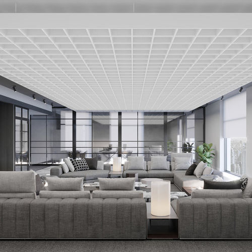 Акустический баффл из металла - Sky  - Knauf Ceiling Solutions - потолочный / прямоугольный / декоративный