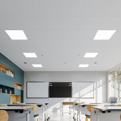 Подвесной потолок из минеральной ваты - TOPIQ® Alpha 20 - Knauf Ceiling Solutions - из панелей / из плит / для офиса
