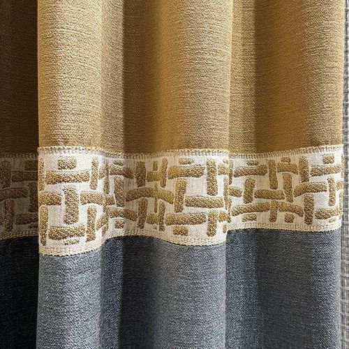 Обивочный текстильный бордюр - SAKURA - DEGRAPE - c геометрическим рисунком / из льна / из полиэстера