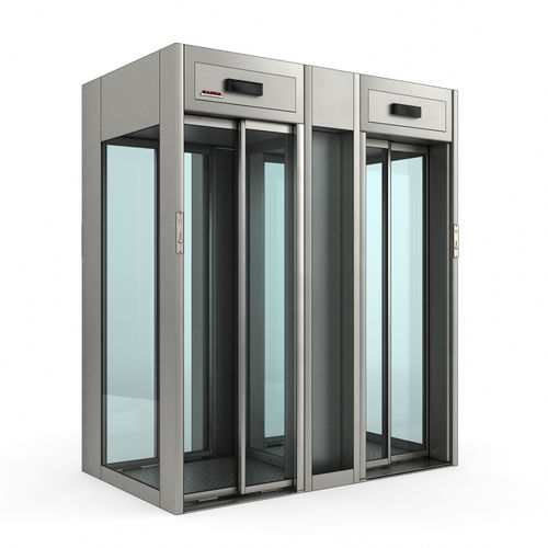 Шлюзовая кабина для автоматического контроля доступа - SecurTransLock - Saima Sicurezza SpA - застекленная