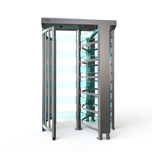 Турникет в полный рост - TR 121 S - Saima Sicurezza SpA - из нержавеющей стали / из стекла / из стали