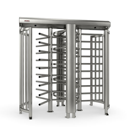 Турникет в полный рост - TR 121 D - Saima Sicurezza SpA - из нержавеющей стали / из стали / для общественных учреждений