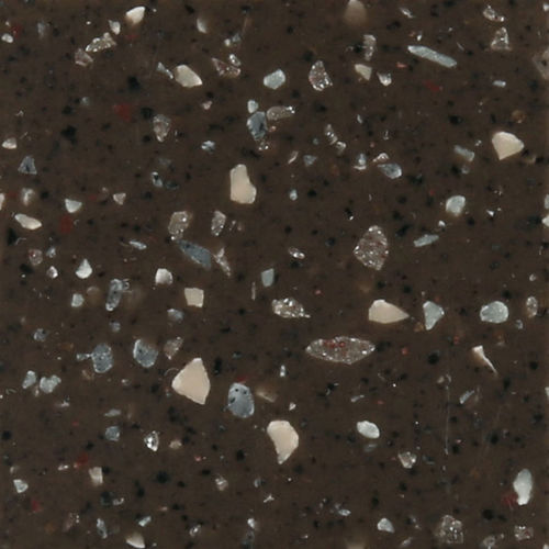 Плита из камня из Solid Surface - Cocoa MA8833 - Kaiping Fuliya Industrial Co., Ltd. - для напольной поверхности / настенная / для покрытия фасада