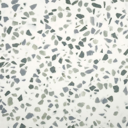Плита из камня из Solid Surface - Domino Terrazzo MA8950 - Kaiping Fuliya Industrial Co., Ltd. - для напольной поверхности / настенная / для покрытия фасада
