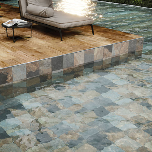 Плитка из керамогранита - GREEN BALI  - Frassinoro Ceramiche - матовая / для интерьера / для бассейна