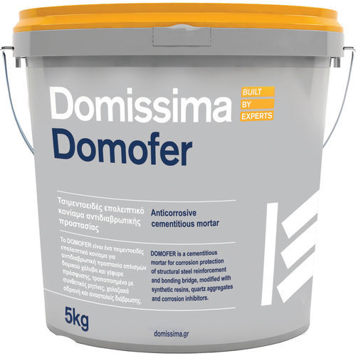 Строительный раствор для восстановительных работ - DOMOFER - Domissima S.A. - антикоррозионный / для бетона / синтетическая смола