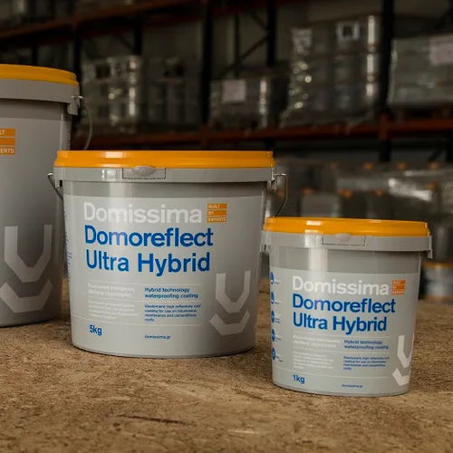 Битумная гидроизоляция для защиты - DOMOREFLECT ULTRA HYBRID - Domissima S.A. - изоляционная / для плоской крыши / для наколонной кровли