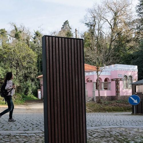 Стелла сигнальное обозначение - URBANO M - Floema - цифровая / со шрифтом Брайля / двусторонняя