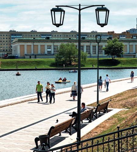 Городской фонарный столб - OXYA - ECLATEC International - современный / из поликарбоната / LED