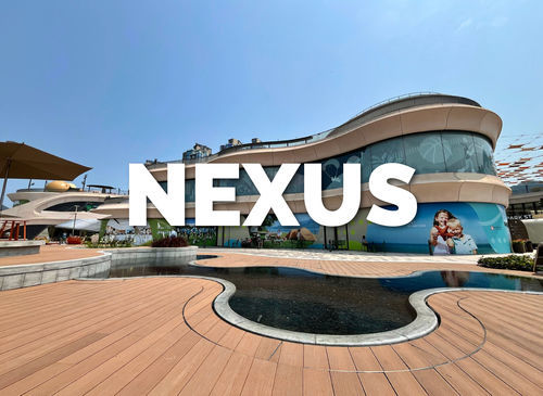 Террасная доска дерево - TECH NEXUS - Exterpark - из композита / из полимера / бежевое