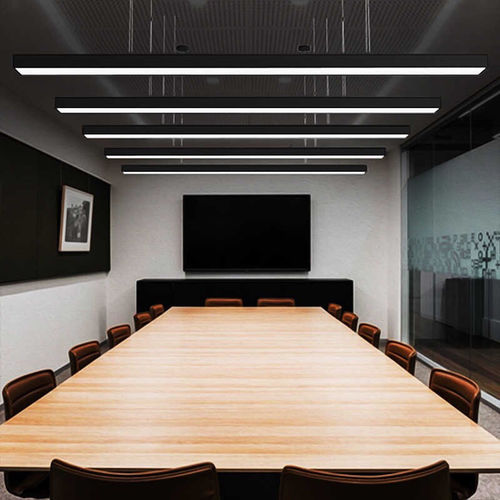 Подвесной светильник - LINE-L - LICALUX LIGHTING - видимый / LED / прямоугольный