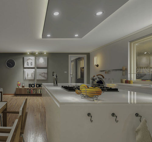 Встраиваемый даунлайт - VISTA - LICALUX LIGHTING - LED / круглый / угловой