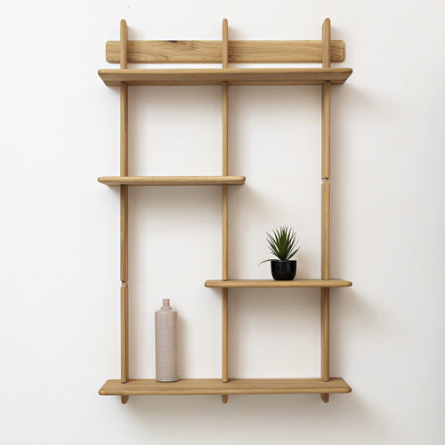 Настенный стеллаж - B - Pommier Furniture - скандинавский дизайн / из дуба / из орехового дерева