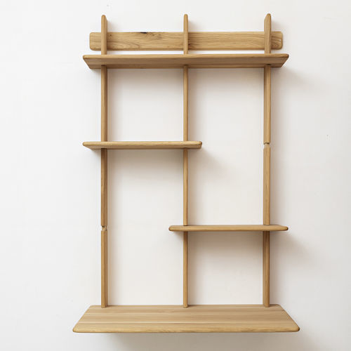 Настенный стеллаж - B  - Pommier Furniture - скандинавский дизайн / из дуба / из орехового дерева
