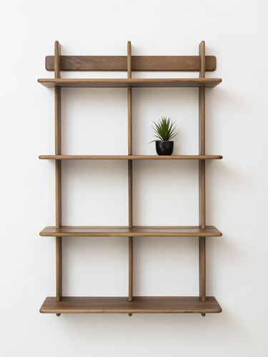 Настенный стеллаж - C - Pommier Furniture - скандинавский дизайн / из дуба / из орехового дерева