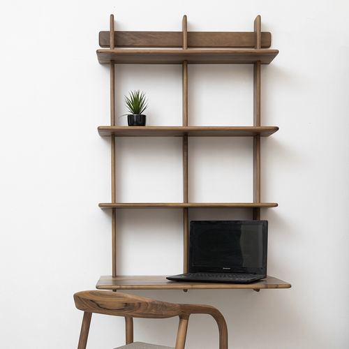 Настенный стеллаж - C  - Pommier Furniture - скандинавский дизайн / из дуба / из орехового дерева
