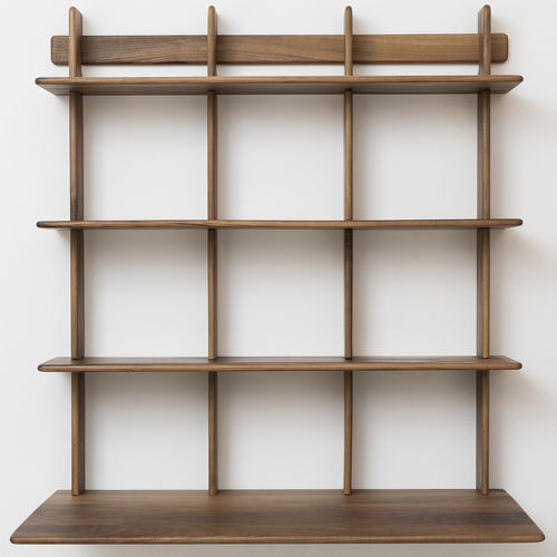 Настенный стеллаж - E - Pommier Furniture - скандинавский дизайн / из дуба / из орехового дерева