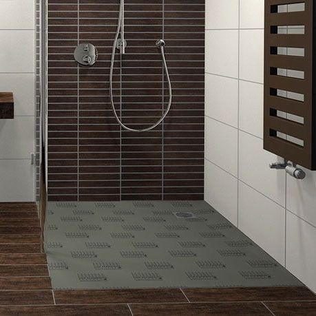 Угловой душевой поддон - TUB-H - LUX ELEMENTS - приподнятый / из губки / по индивидуальному заказу