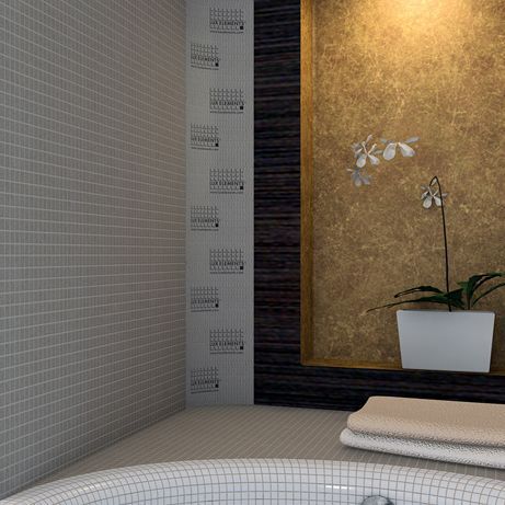 Отделочный профиль из полистирола - DECO-HK 100 - LUX ELEMENTS - для душа / угловой / U-образный