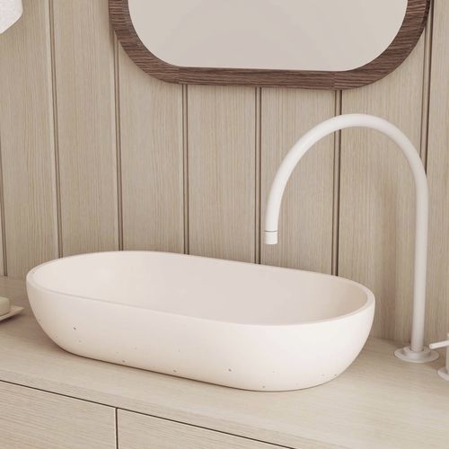 Настольная раковина - NOAH - Maark Bathware - из бетона / матовая отделка / овальная