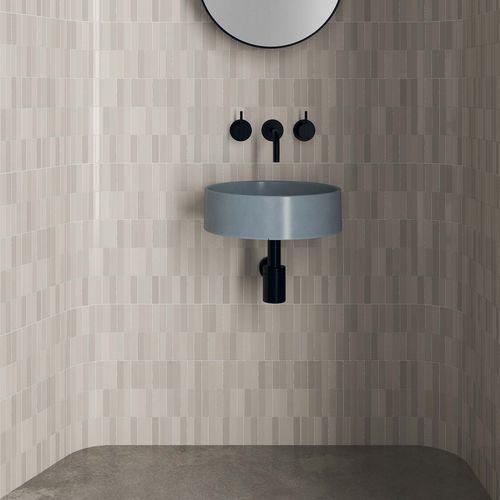 Подвесная раковина - MK101 - Maark Bathware - из бетона / матовая отделка / круглая