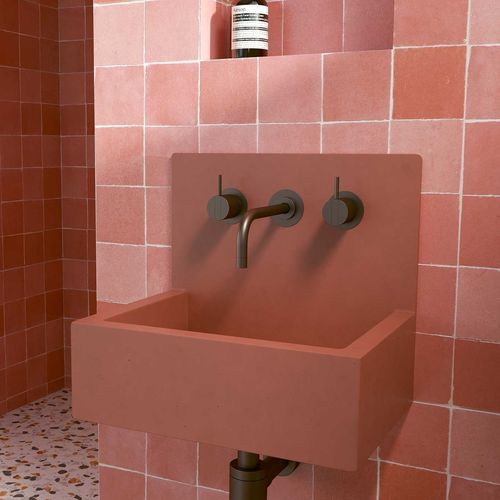 Подвесная раковина - TROUGH  - Maark Bathware - из бетона / матовая отделка / прямоугольная