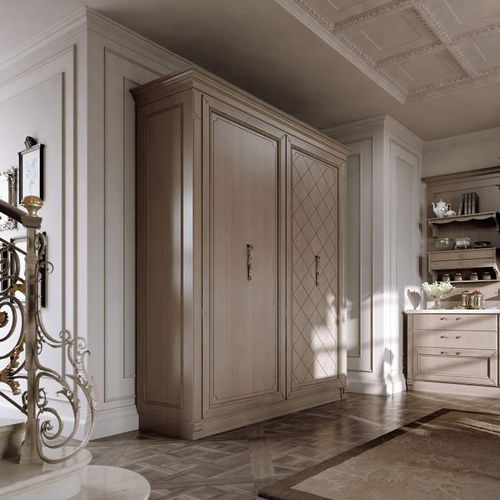 Классический шкаф для хранения для кухни - Capri Classic - ARCARI ARREDAMENTI - из дерева