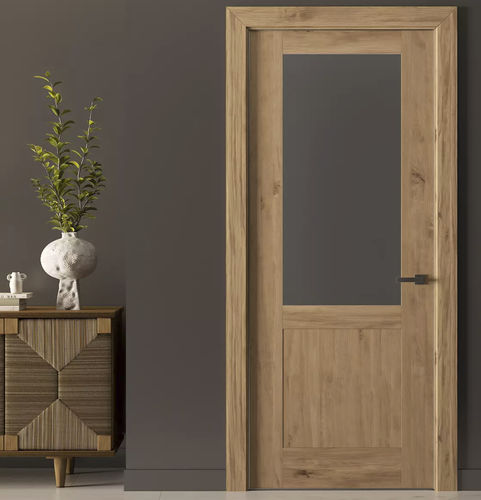 Дверь для интерьера - 2.1 - IN WOOD LLC - из дерева / из стекла / створчатая
