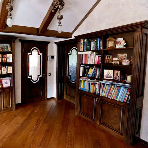 Современный книжный шкаф - IN WOOD LLC - из дерева