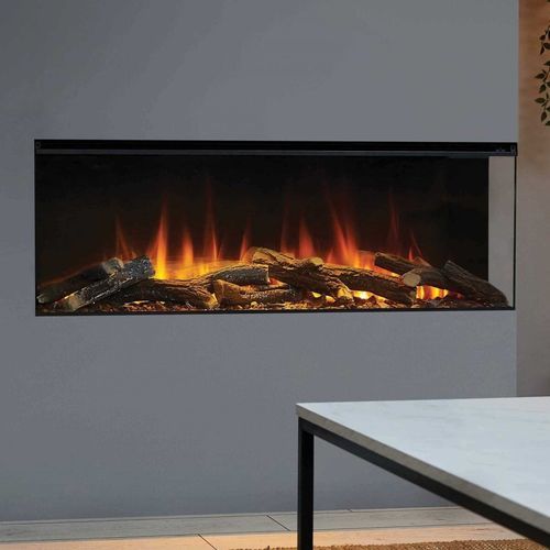 Топка для камина с 3 поверхностями - Forest 1200 - British Fires Ltd - электрическая / современная / с дистанционным управлением