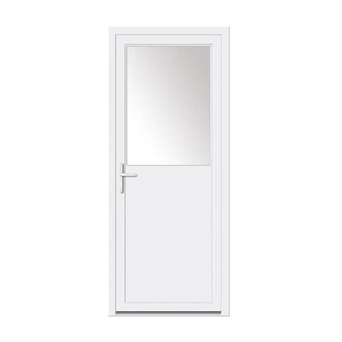 Служебная дверь - VEKA - USINE-ONLINE - из стали / из ПВХ / створчатая