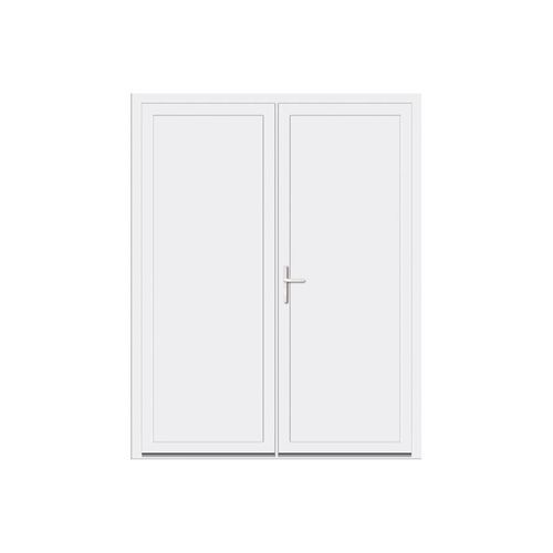 Служебная дверь - VEKA - USINE-ONLINE - из стали / из ПВХ / створчатая