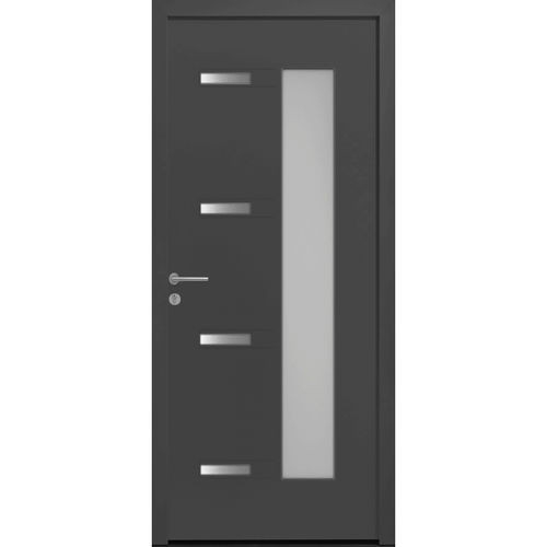 Входная дверь - Dormelle  - USINE-ONLINE - из алюминия / створчатая / современная