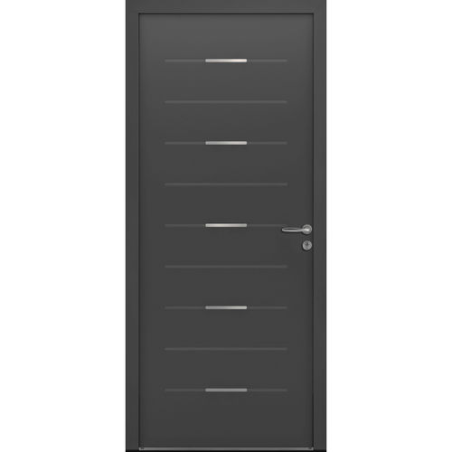 Входная дверь - Mako  - USINE-ONLINE - из алюминия / створчатая / современная