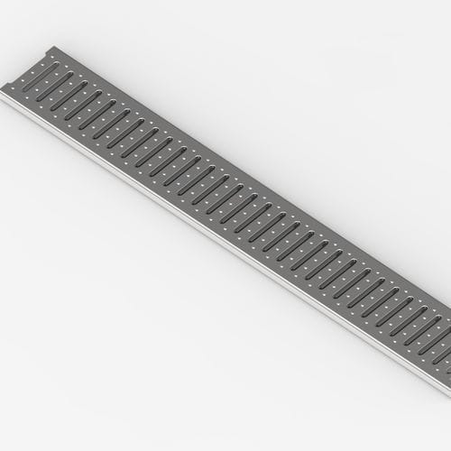 Решетка желоба из нержавеющей стали - Stamped grille - IFEC - Industria de Ferragens do Centro - для общественных мест / для бассейна / для террасы