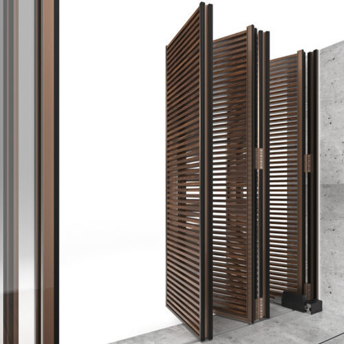 Складное солнцезащитное устройство - Motion 10010 - MOTION FACADES - из композита / из алюминия / из листового металла