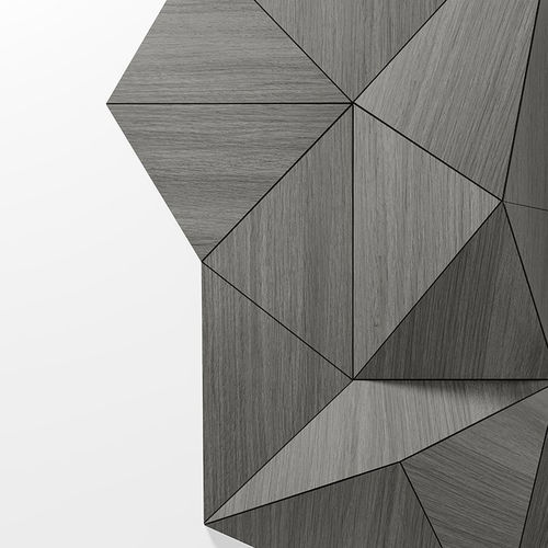 Декоративная панель для настила - Mabathu Grigio A55 - Saviola - настенная / меламиновая / 3D