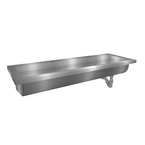 Подвесной умывальник для рук - Easy IV : 424120 - LOGGERE - прямоугольный / из матовой нержавеющей стали