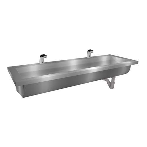 Подвесной умывальник для рук - Easy IV : 424125 - LOGGERE - прямоугольный / из матовой нержавеющей стали