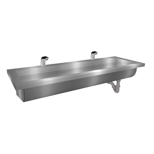 Подвесной умывальник для рук - Easy IV : 424126 - LOGGERE - прямоугольный / из матовой нержавеющей стали